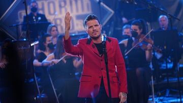 Imagen de Dani Martín en su concierto en 'El Hormiguero'.