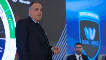 Javier Tebas, sobre la sanción al Manchester City: “Es normal, iba a pasar”