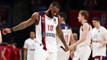 Codi Miller-McIntyre se lamenta por la derrota en Múnich.