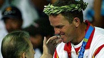 <b>CLASE FINN. </B>Trujillo ganó la plata en Atenas en la clase finn de vela.