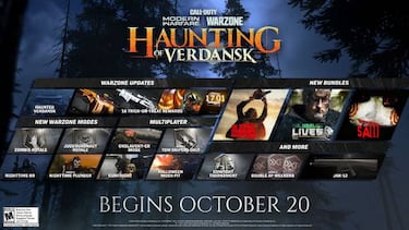 Evento The Haunting of Verdansk de Call of Duty: Modern Warfare y Warzone; fecha, hora y tráiler