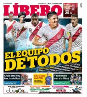 Portadas de la prensa mundial