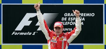 Kimi Raikkonen en 2008.