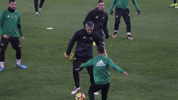 Entrenamiento del Betis. 