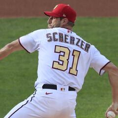 Max Scherzer abandona duelo de los Nationals tras una entrada de labor