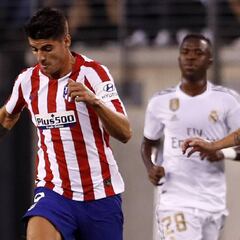 Morata se marchó lesionado: sólo molestias musculares