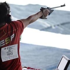 Pablo Carrera no puede revalidar su oro en tiro