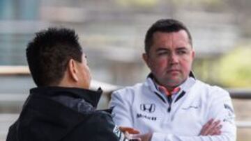 Boullier con Arai.