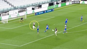 La reacción viral de Higuaín tras correr todo el campo y que Cristiano no se la pasara