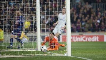 1-0. Messi marcó el primer gol.