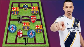 Zlatan's best ever XI: plenty of surprises