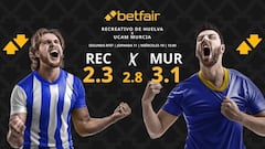 Recreativo de Huelva vs. UCAM Murcia: horario, dónde ver, pronósticos y clasificación
