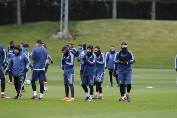 Manchester 21 marzo 2018
Entrenamiento de la Seleccin Argentina en el 
Manchester City Academy


Foto Ortiz Gustavo
