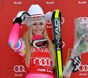 El regreso feliz de la bella Lindsey Vonn tras su grave lesión