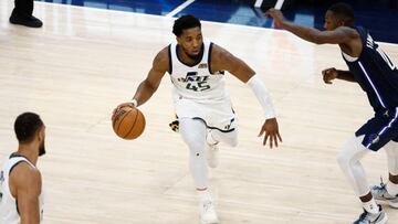 The Utah Jazz’s Donovan Mitchell is a doubt for Game 6 vs the Dallas Mavericks