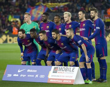 Equipo del Barcelona.