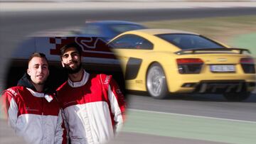 André Gomes llevó al Audi al límite: acelerón más derrape, ¡cómo ruge!