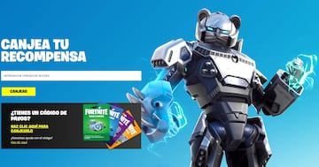 fortnite como canjear codigos pavos skins