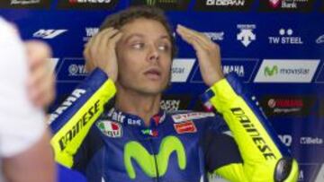 Valentino Rossi, l&iacute;der del Mundial de MotoGP.