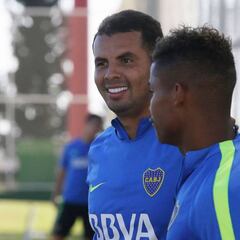 Los colombianos, inseparables en Boca Juniors