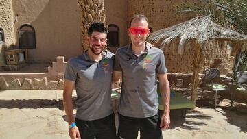 Font e Ignacio Ávila, un tándem paralímpico en la Titan Desert