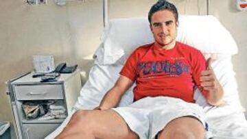 <b>LISTO. </b>Ruz posó ayer para AS antes de ser intervenido en Valencia.