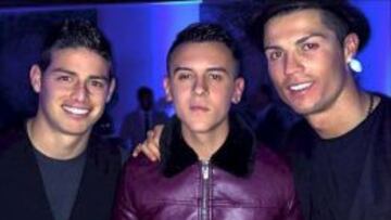 James, Kevin Roldán y Cristiano Ronaldo