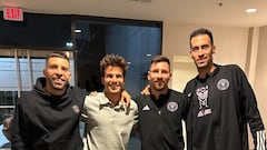 El mediocampista del LA Galaxy, Riqui Puig, exjugador del Barcelona, se reunió con Messi, Sergio Busquets y Jordi Alba tras el duelo de Inter Miami ante LAFC.