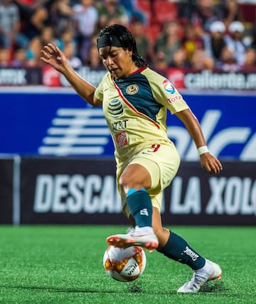 La delantera ha sido una jugadora muy importante para las Azulcremas, ya que en el primer año de la Liga MX Femenil fue la máxima anotadora. Desde su incorporación al América lleva 38 goles.