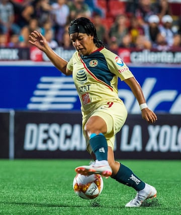 La delantera ha sido una jugadora muy importante para las Azulcremas, ya que en el primer año de la Liga MX Femenil fue la máxima anotadora. Desde su incorporación al América lleva 38 goles.  