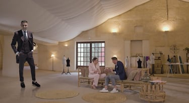 Joaquín y su estilismo en la boda de Sergio Ramos y Pilar Rubio: “Me dieron para el pelo”