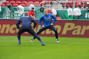 Así se vivió el entrenamiento de Islandia para enfrentar al Tri