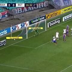 Chilena y a guardar: Golazo de Hugo Rodallega en Brasil