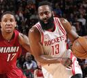 Los Heat sorprenden a Houston a pesar de Harden (38+12+12)