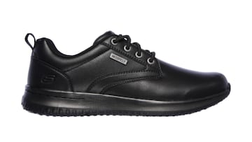 Zapatos con cordones Skechers Delson Antigo negros para hombre