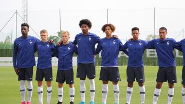 Selecci&oacute;n de Francia Sub 19 en una de sus estancias en Marbella.