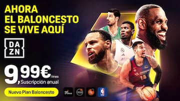 DAZN revoluciona la forma de vivir el baloncesto con toda la ACB en exclusiva y los mejores partidos NBA en su plataforma digital.