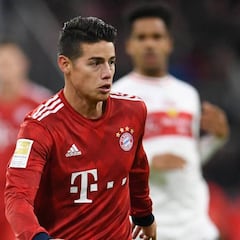 James juega 15 minutos en la victoria de Bayern