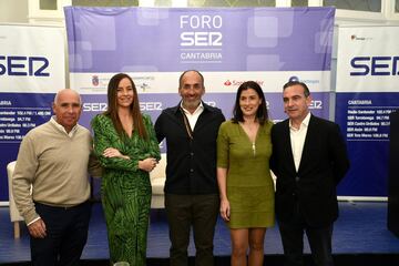 Gema Igual asistió al Foro SER Cantabria que protagonizó Sebastián Ceria, máximo accionista del Racing.