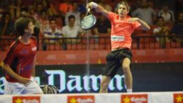 Biglieri (en primer término) y Sanmartí forman una de las mejores parejas del actual padel catalán y español.