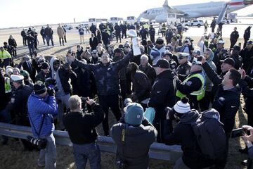 La llegada de los Eagles a Philadelphia tras el Super Bowl LII