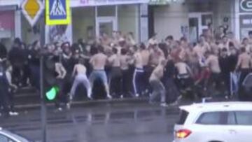 Russian-fight, la pelea de moda que emularon Frente y Riazor