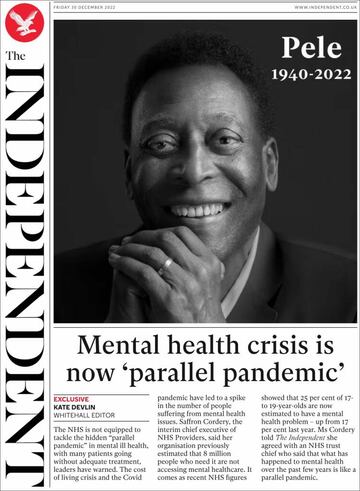 Tributes to Pelé on the front pages of the world