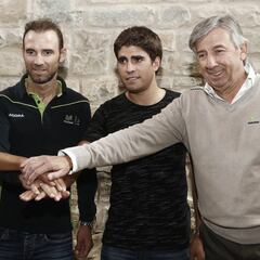 Nairo le da la bienvenida a Landa al Movistar Team