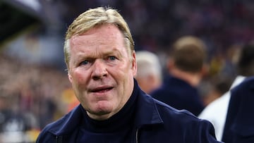 Ronald Koeman, en el partido ante Alemania.