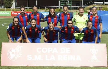 Once inicial del Barcelona en la semifinal de la Copa de la Reina de fútbol que se disputa en la Ciudad del Fútbol de Las Rozas