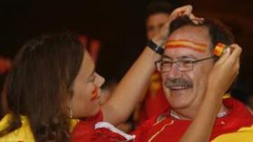 Riazor llega al éxtasis con la "manita" de la selección española