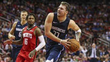 Doncic en modo MVP le gana la partida a Harden en Houston