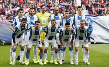 Pablo Machín apuesta por este equipo: Diego López; Víctor, Naldo, Bernardo, David López, Javi López; Víctor Sánchez, Marc Roca, Darder; Wu Lei y Ferreyra.