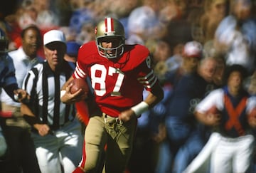 Nueve temporadas en los San Francisco 49ers avalan su exitosa trayectoria, aunque en esta siempre se recordará su famoso ’The Catch’, cuando atrapó el pase de touchdown lanzado por Joe Montana en el Juego de Campeonato. Gracias a ello, los 49ers conquistaron su primera Super Bowl. Falleció en 2018, a los 61 años.